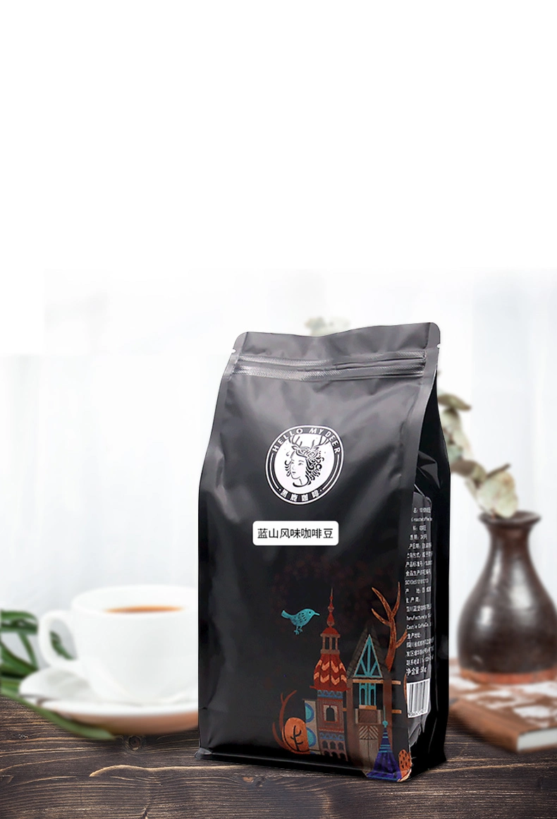 High Quality Factory Wholesale Custom Zipper Plastic Printed Stand up Bag of Coffee Packing Bag