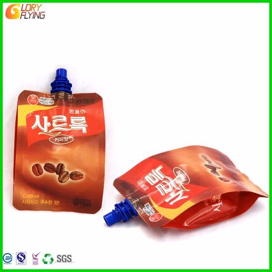 Aluminium Foil Spout Pouch for Liquid Drinks/Retort Spout Bag for Beverage and Juice /Doypack for Plastic Food Packaging/Packing/Package