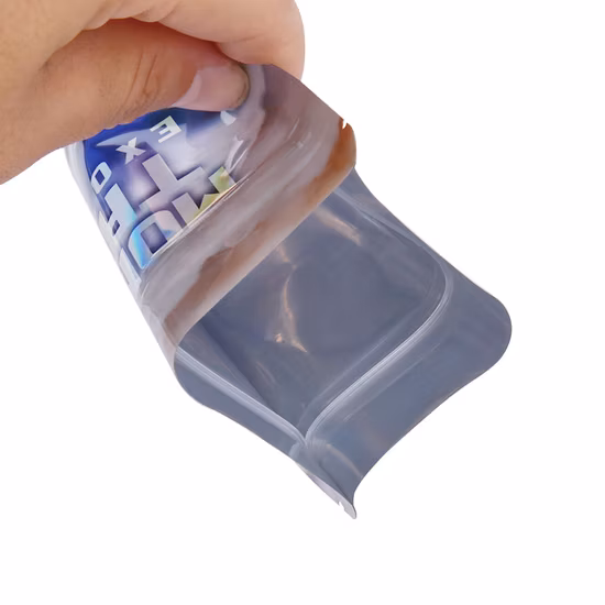 Custom Printed Mylar Plastic Bags Smell Proof Holographic Packaging Bag with Zipper